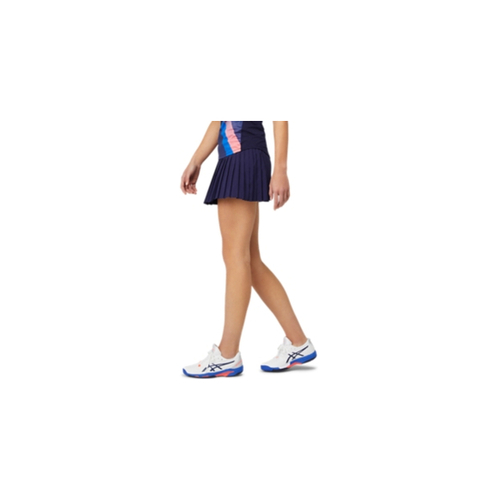 Asics Womens Match Pleats Skort - Blue [Size: US Medium]