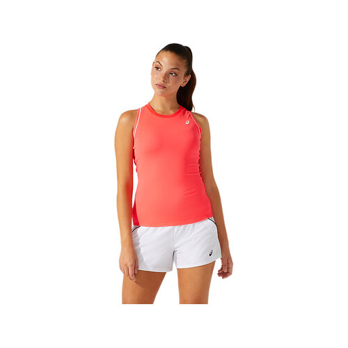 Asics Court Piping Tank - Pink [Size : XS]