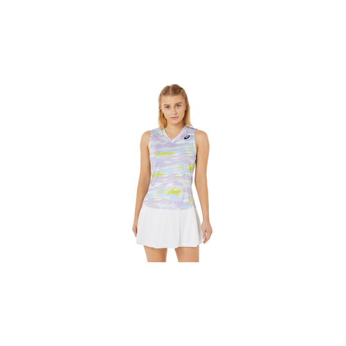 Asics Womens Match Graphic Tank- Murasaki 2022 [Size : US - Large]
