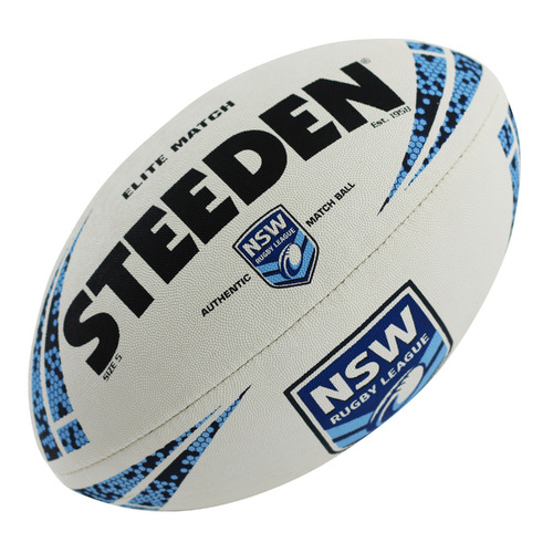 Steeden NSWRL Elite Match Ball - Size MOD