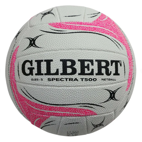 Gilbert Spectra T500 Netball White - Size 5