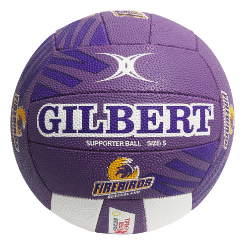 Gilbert Super Netball Supporter Firebirds Netball - Size 5
