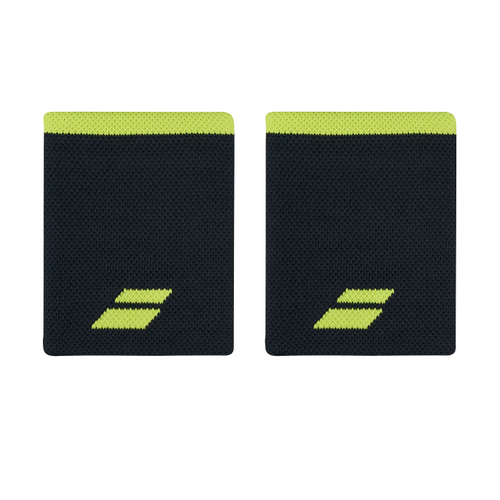 Babolat Logo Jumbo Wristbands - Grey/Aero