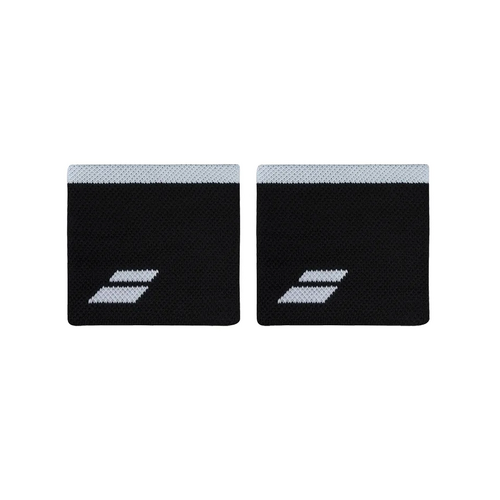 Babolat Logo Wristbands - Black/White