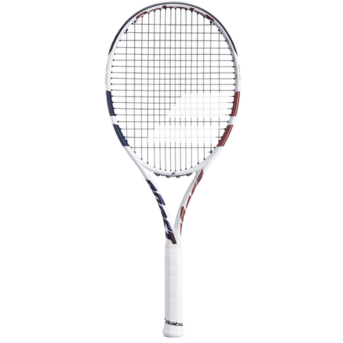 Babolat Boost Drive (260g) - White/Dark Blue/Bronze [Grip Size: Grip 1 - 4 1/8]
