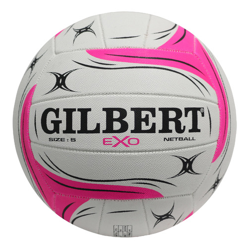 Gilbert EXO Trainer Netball White- Size 5