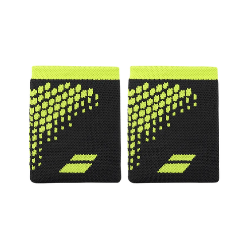 Babolat Logo Jumbo Wristbands - Grey/Aero