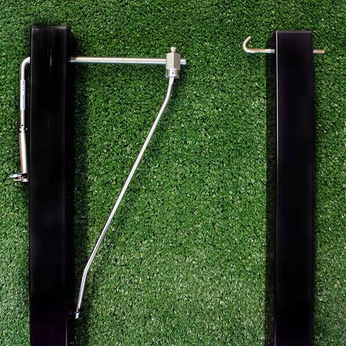 Allsports External Winder Net Posts With S/S Saftey Handle
