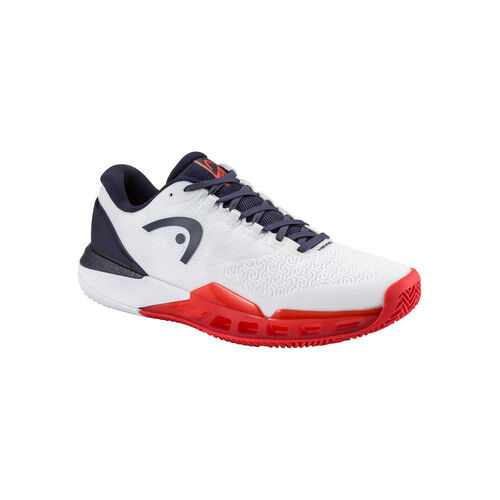 Head Mens Revolt Pro 5.0 (Clay) Tennis Shoes – White/Navy [Size: US - 8]