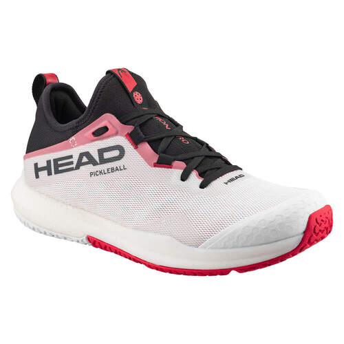 Head Mens Motion Pro Pickleball Shoes - White/Red [Size : US - 10 (UK -9.5)]