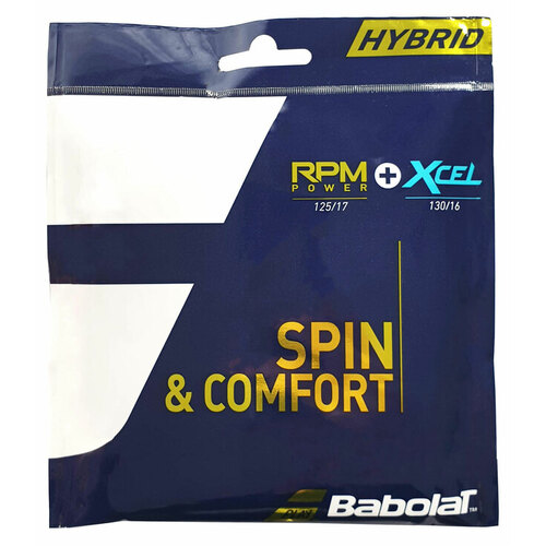 Babolat RPM Power and Xcel 1.25mm-1.30mm Hybrid Set