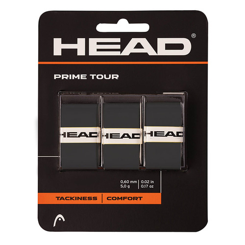 Head Prime Tour Overgrips - Black