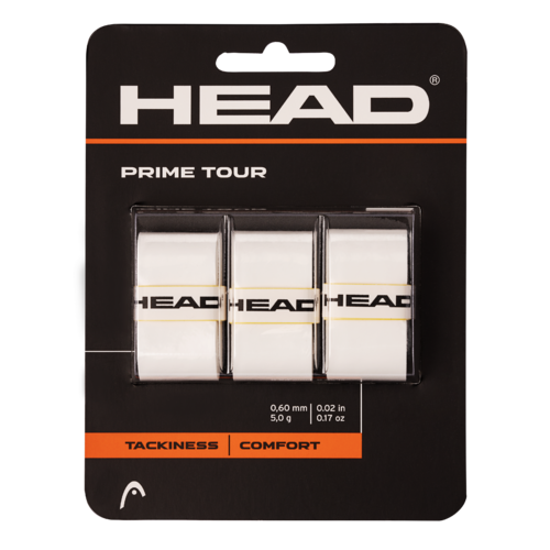 Head Prime Tour Overgrips - White