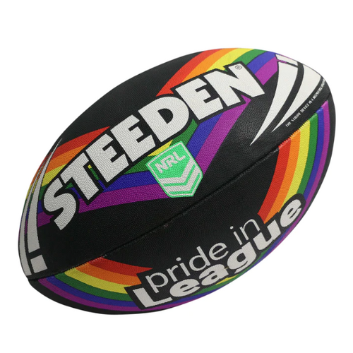 Steeden NRL Pride In League Supporter Ball - Size 5
