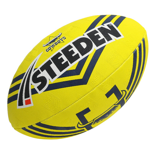 Steeden NRL Supporter Ball 11 Inch - Cowboys 2023