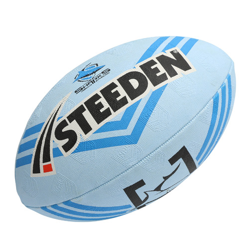 Steeden NRL Supporter Ball Size 5 - Sharks 2023