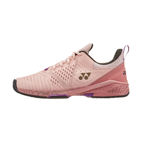 Yonex Womens Sonicage 3 AC - Pink/Beige [Size : US - 10]