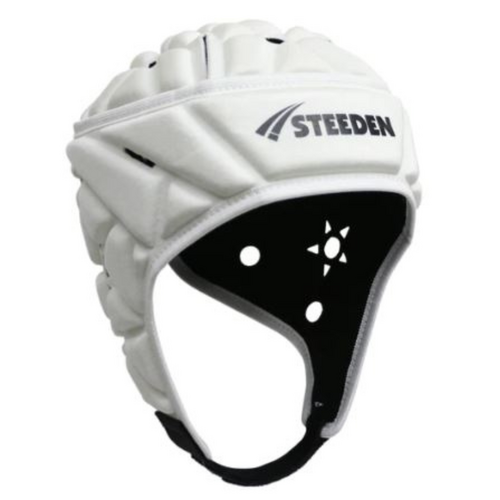Steeden Galaxy 12 Headgear - White [Size : JNR- 52cm]