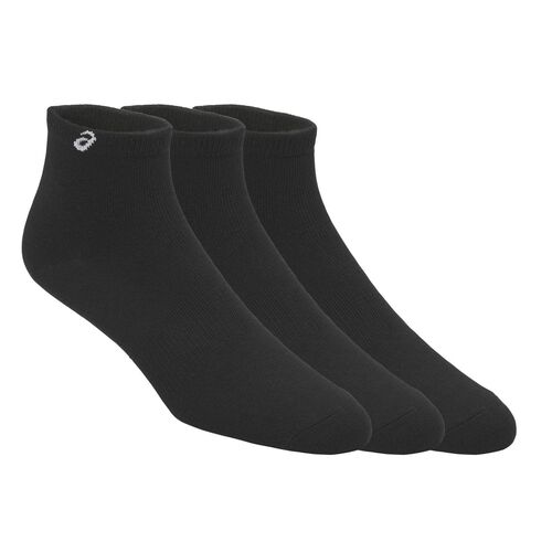 Asics Easy Low Sock 3 Pack Black [Size: Small]
