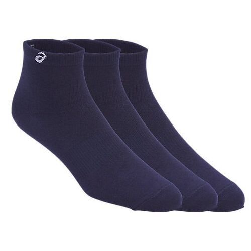 Asics Easy Low Sock 3 Pack Peacoat [Size: Small]