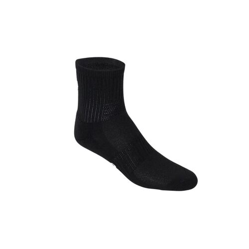Asics Pace Quarter Sock - Black [Size : 4-8]