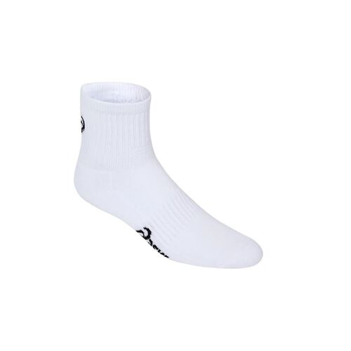 Asics Pace Quarter Sock - White [Size : 4-8]