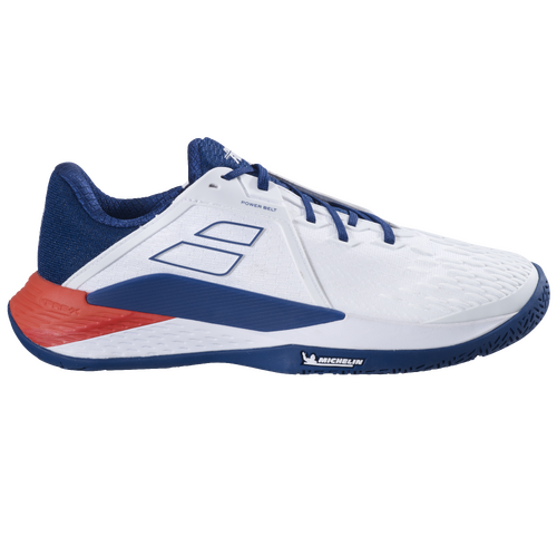Babolat Mens Propulse Fury 3 AC - White/Estate Blue [Size: US 12]