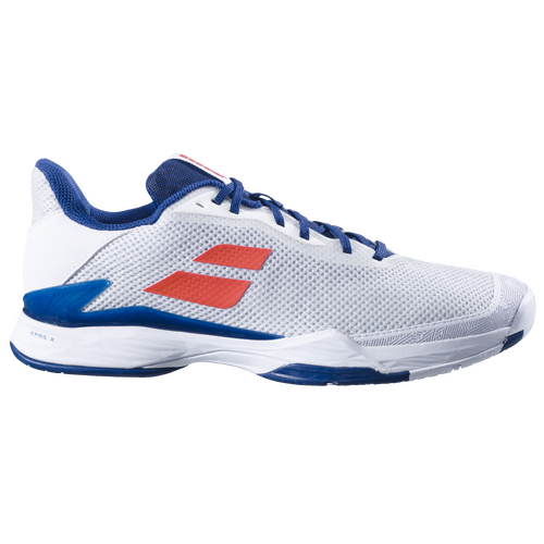 Babolat Mens Jet Tere AC - White/Estate Blue [Size: US 8]