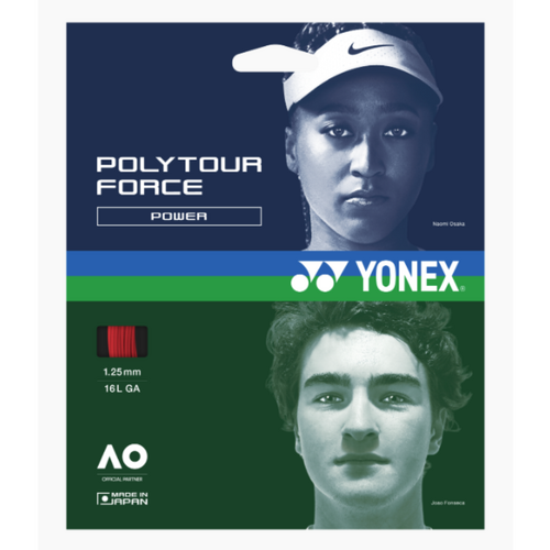 Yonex Poly Tour Force 1.20/17G (12m Set) - Red