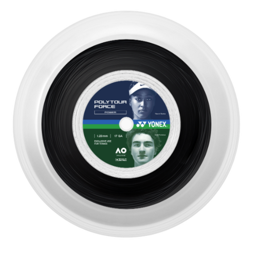 Yonex Poly Tour Force 1.25 (200m) Coil - Black