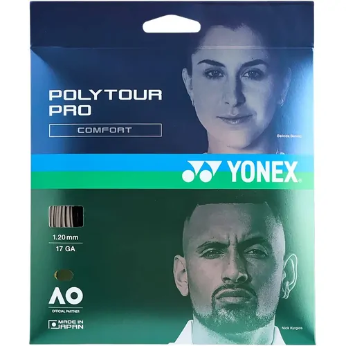 Yonex Poly Tour Pro 120/17 (12m Set) - Warm Gray 