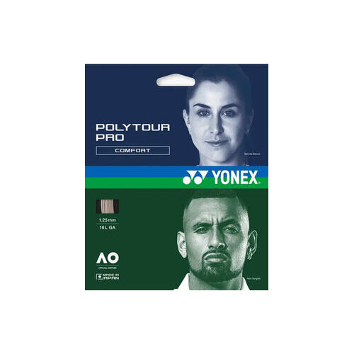 Yonex Poly Tour Pro 125/16L (12m Set) - Warm Gray