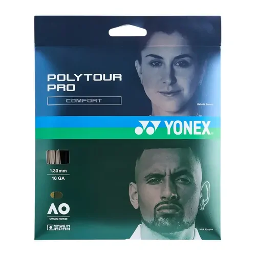 Yonex Poly Tour Pro 130/16 (12m Set) - Warm Gray