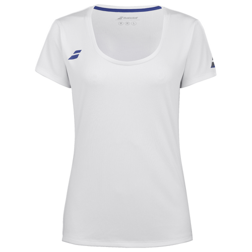 Babolat Girls Play Cap Sleeve Top - White [Size: 6 - 8 Years Old ]