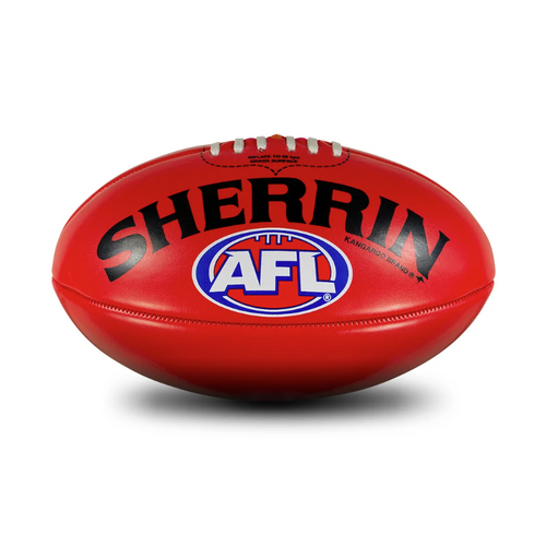 AFL Replica PVC Ball - Red - Size 5