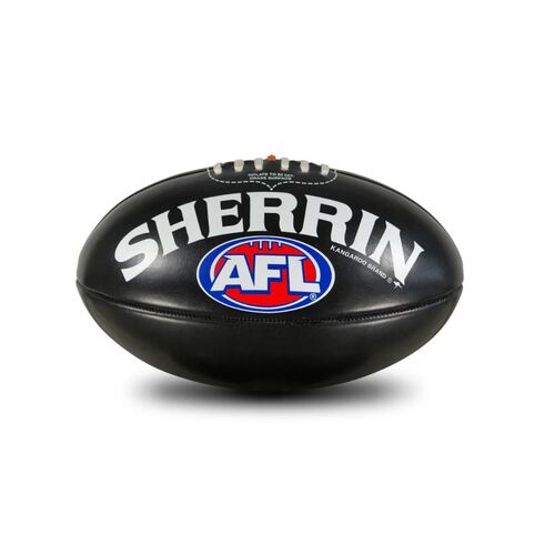 Sherrin AFL Replica PVC Ball - Black
