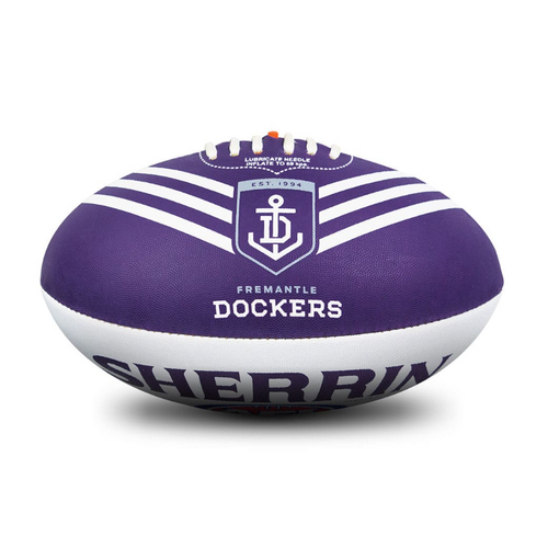 Sherrin AFL Team Ball - Fremantle Dockers - Size 5