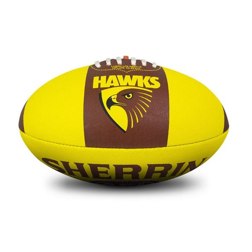 Sherrin AFL Team Ball - Hawthorn - Size 5
