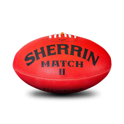 Sherrin Match All Surface - Red-3