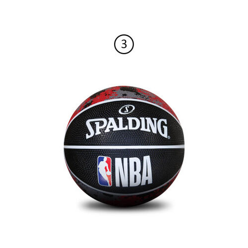 Spalding NBA Mini Splat Basketball Black/Red