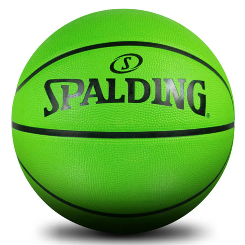 Spalding Fluro Green Basketball Size 6