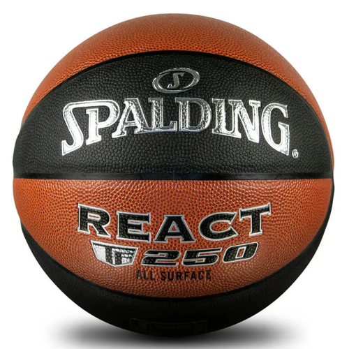 Spalding React TF-250 Black & Orange - Size 6