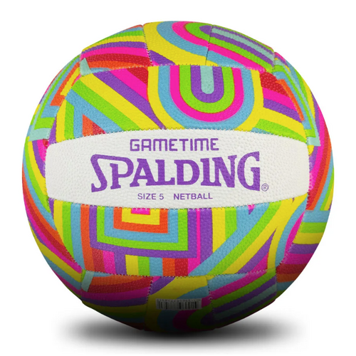 Spalding Gametime Kaleidoscope Netball - Size 5