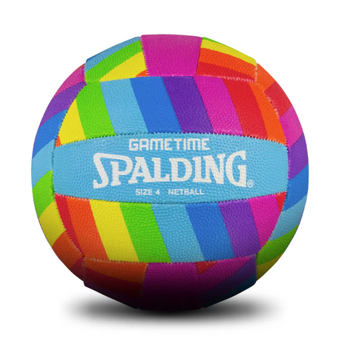 Spalding Gametime Rainbow Netball - Size 4