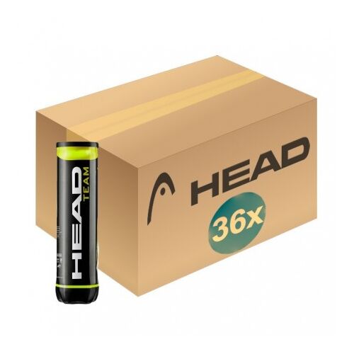 Head Team Box of Balls (36 x 4 Ball Can)