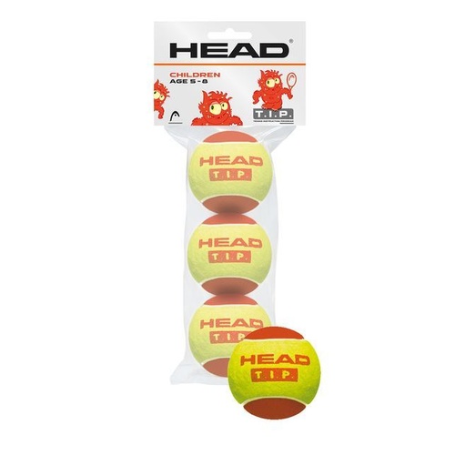 HEAD T.I.P Red 3 Ball PKT (Modified Ball)