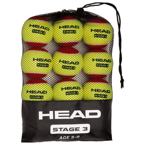 Head Red Balls (Stage 3) 12 Balls Mesh Bag