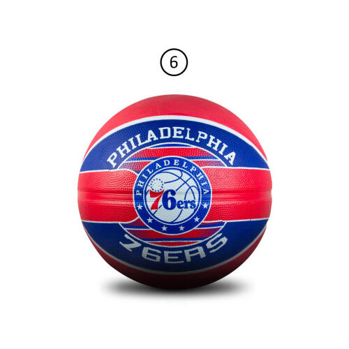 Spalding NBA Team Series Philadelphia 76ers Basketball [Ball Size: 6]