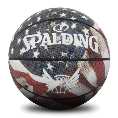 Spalding Stars & Stripes Basketball - Size 7