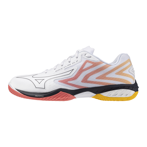 Mizuno Unisex Wave Claw EL 2 - White/Calypso [Size : US - 6]